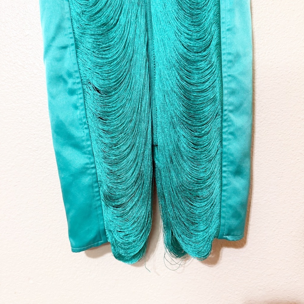 Cult Gaia Mara Fringe Mini Dress in Erba Size Medium $998 MSRP - Picture 11 of 16